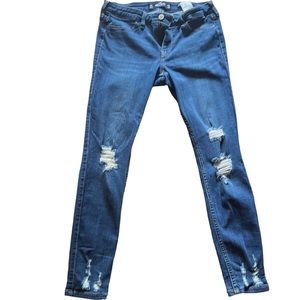Hollister Distressed Low Rise Jean Legging Jeans